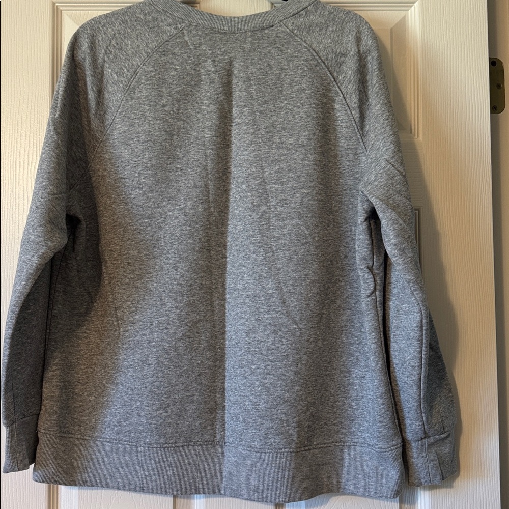 Athletic Works Gray Crewneck Sweater with Bull Design - Picture 4 of 4